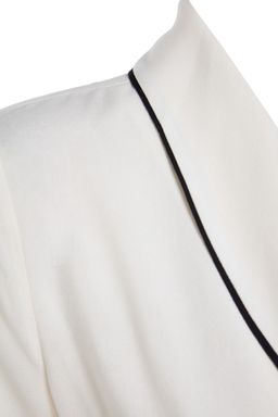 Bej Kusakl? Biye Detayl? Viskon Sortlu Hamile Dokuma Pijama Tak?m? THMSS23PT00203