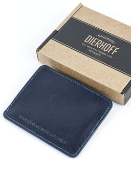 Мужской кожаный кардхолдер (кредитница) Dierhoff Д 6024-923/Р - Sergio valentini фото 3