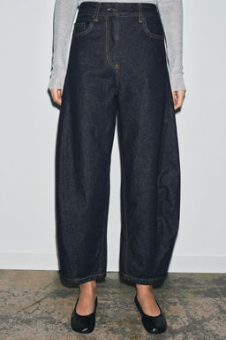 JEANS ZW COLLECTION ANKLE BALLOON TIRO MEDIO / Azul - Zara фото 2