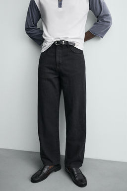 LIGHTWEIGHT LOOSE WIDE-LEG JEANS - Zara фото 5