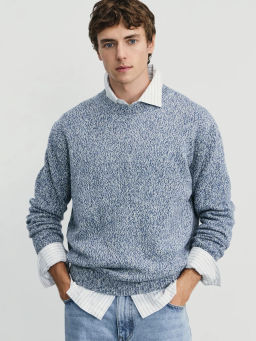 Джемпер relax fit с добавлением шерсти / Zarina