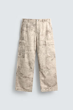 STRAIGHT-LEG CARGO TROUSERS - Zara фото 7
