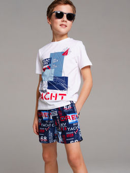 12411269 Шорты текстильные плавательные для мальчиков, средней длины - Playtoday фото 5