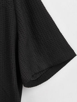 CONTE LBL 1607 Фактурная блузка свободного кроя black black