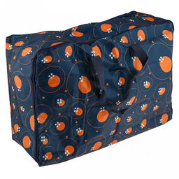 Сумка-органайзер для хранения подушек/одеял/белья/одежды 57х23х38см, ткань Оксфорд, водонепроницаемая, на молнии, цвета микс (Китай) - Домашняя мода фото 9