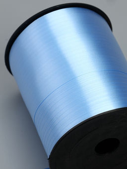 Лента для декора, подарков и шаров, голубой, 0.5 см × 500 м