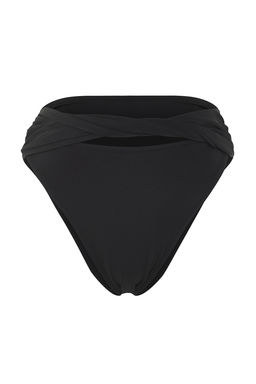 TRENDYOLMILLA Siyah Yuksek Bel Regular Bikini Alt? TBESS25BA00037  фото 4