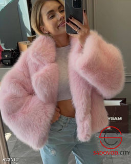 Шуба женская из искусственного меха