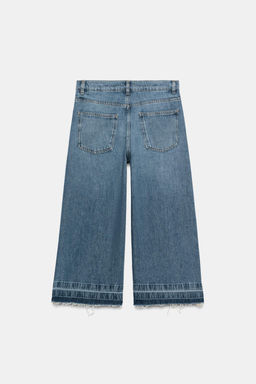 BERMUDA DENIM WIDE LEG ZW COLLECTION / Azul - Zara фото 6
