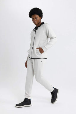 DeFactoFit Облегающие спортивные штаны для бега из ткани со стандартными штанинами и двойными карманами для дайвинга и скубы  фото 4