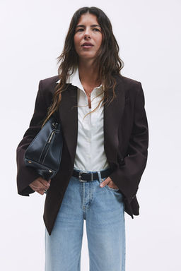 Camisa de algodon elastico - H&m фото 3