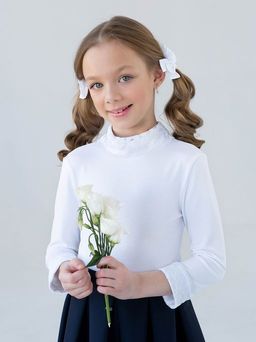 Арсения, блузка трикотажная белый/128-64-57