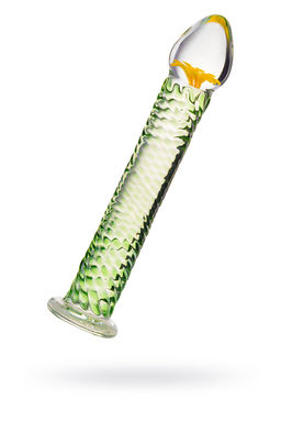 Нереалистичный фаллоимитатор Sexus Glass, стекло, прозрачный, 16,5 см