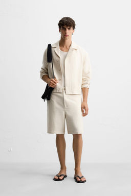 TEXTURED OVERSHIRT