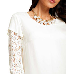 Блузка, экрю - Ashley brooke фото 5