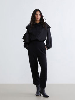 Beli Lastikli Kad?n Pantolon