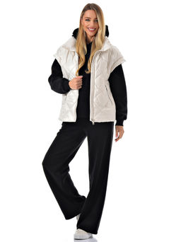 Жилет утепленный стеганый без капюшона