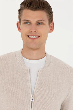 Мужской базовый трикотажный кардиган Stone Melange - U.s. polo assn фото 2
