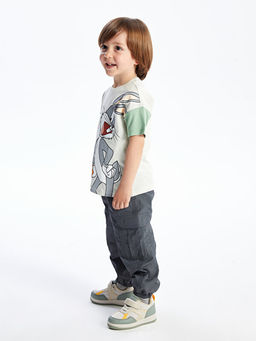 Beli Lastikli Erkek Bebek Jogger Pantolon
