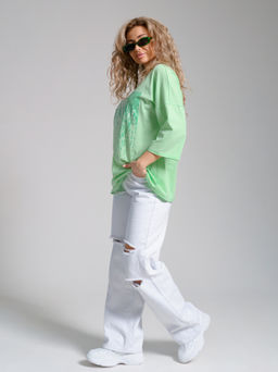 897 Футболка "Салатовый"