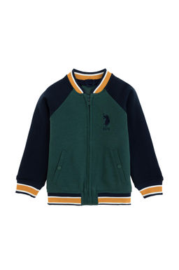 Erkek _ocuk Koyu Ye_il Sweatshirt