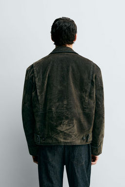 VELOUR TWILL JACKET - Zara фото 3