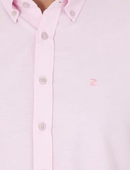 Pembe Slim Fit Uzun Kollu G_mlek