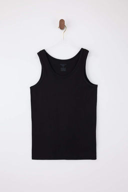 Siyah - Beyaz Basic 2li Paket Ic Giyim Atlet