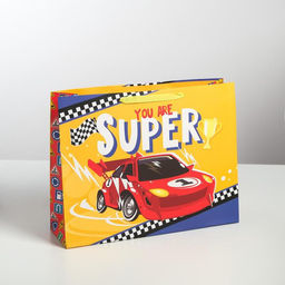 Пакет ламинированный горизонтальный You are super, L 40 31 11,5 см