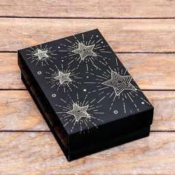 Коробка складная, крышка-дно, Звёздочки, софт тач, 21 х 15 х 7 см - UPAK LAND фото 2