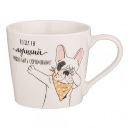 Кружка 400 мл FUNNY FRIENDS фарфор арт. 260-748