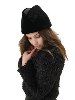 П26-22 Пилотка мех черный