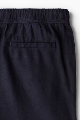 Pantal?n en mezcla de lino Relaxed Fit - H&m фото 7
