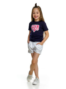 Футболка с принтом UD 1445 синий - Mini maxi фото 4