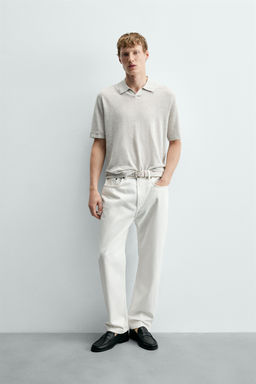 POLO PUNTO C??AMO - ALGOD?N / Gris vigor?