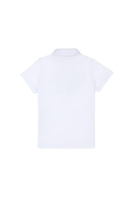 K_z _ocuk Beyaz Polo Yaka Ti__rt