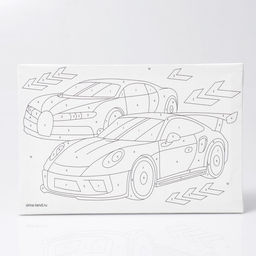 Картина по номерам Быстрые тачки 20х30 см - Школа талантов фото 4