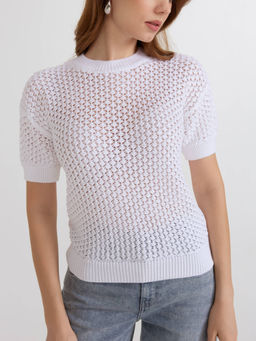 CONTE LDK2457 Джемпер женский white - Conte elegant фото 3