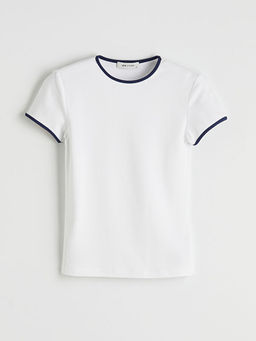 Bisiklet Yaka Kad?n Ti??rt