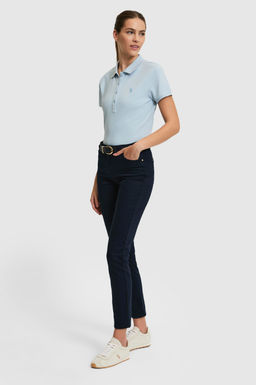 Kad_n A__k Polo Yaka Basic Ti__rt