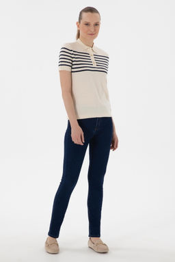 Kad_n Koyu Mavi Jean Pantolon Sepette S_rpriz _ndirim - U.s. polo assn фото 3