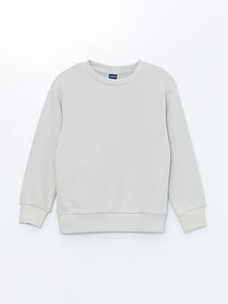 Bisiklet Yaka Uzun Kollu Erkek ?ocuk Sweatshirt
