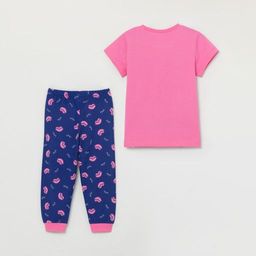 CRB wear/CSKG 50035-46 Комплект для девочки (футболка, брюки), циклама/Ex.Cherubino  фото 3