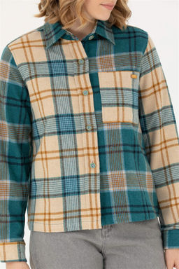 Женская мятная рубашка с длинным рукавом - U.s. polo assn фото 14