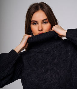 Свитер #КТ188 (1), чёрный