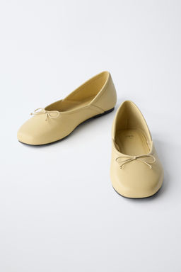 BAILARINA PIEL / Amarillo - Zara фото 3