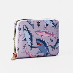 Кошелёк на молнии, цвет розовый