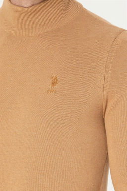 U. S. Polo Assn Мужской базовый свитер песочного меланжа - U.s. polo assn фото 14