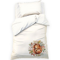 Постельное бельё 1.5-спальное Этель. Белочка, бязь