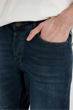 Pedro Slim Fit Джинсовые брюки узкого кроя с нормальной талией и узкими штанинами - Defacto фото 6